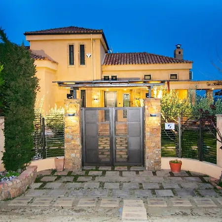 Villa Porgio Mountain View Serres Exterior photo